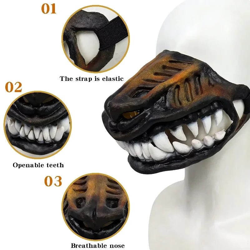 PawGuards™ Ghost Guard Dog Mask — Safety with a Fierce Look